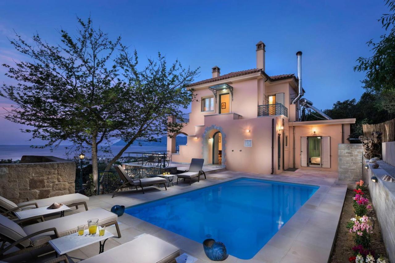 Seaview Villa Sofia ' Top Destination ' Kissamos Ngoại thất bức ảnh